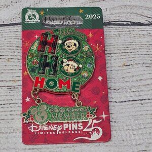 NEW! Disney Vacation Club (DVC) "Welcome Ho-Ho-Home" 2025 Christmas pin